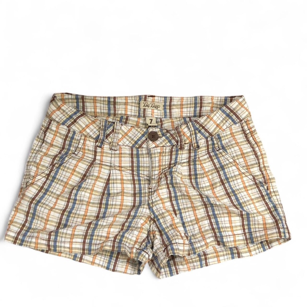 Y2K Cottagecore Retro Micro Mini Baddie Hot Girl Low Rise Plaid Booty Shorts